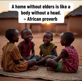 Family is the root, the shield, and the soul of African life. These timeless proverbs remind us that elders guide, children give meaning, and unity protects us all. A strong family is the greatest wealth. 🌍❤️. #AfricanProverbs #FamilyWisdom #ChildrenOfAfrica #AfricanCulture #DeepWisdom  