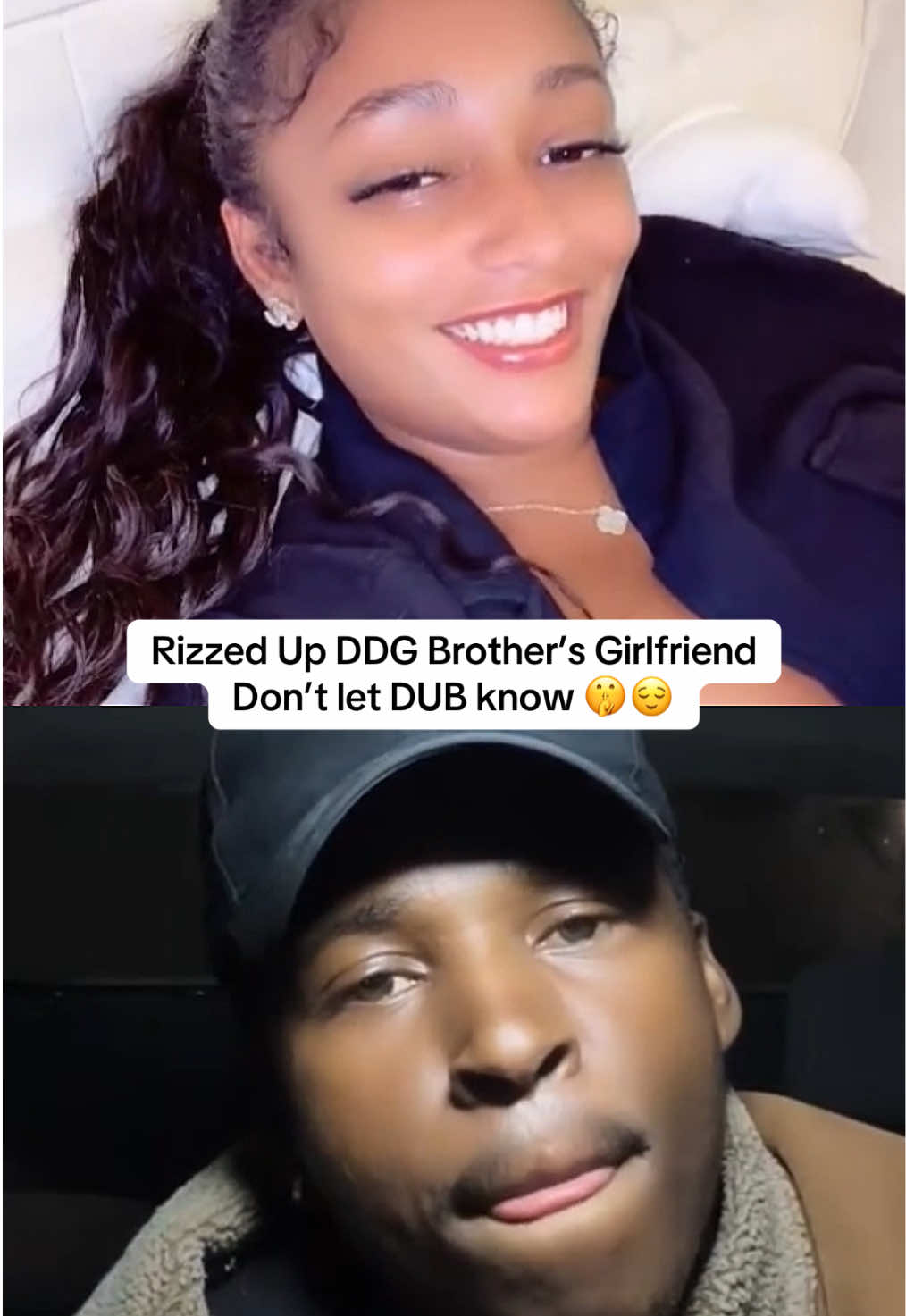 Rizzing Up DUB’s Girlfriend 😌 #fyp #rizz #ddg 