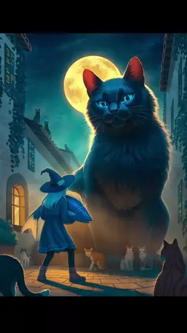 Painting process of a witch trying to befriend the cat god 🐈✨️ August's painting tutorial of this piece (a 23-page PDF), step by step and PSD are on my Patre⭐️n! #digitalartist #illustrationart #fantasyart #fantasyartist #artprocess #artprocessvideo #artprocessvideos #artistsoftiktok #witchartist #catartwork 