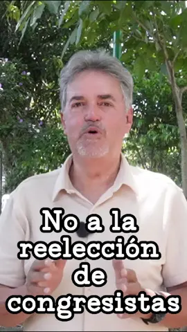 No a la reelección de congresistas 