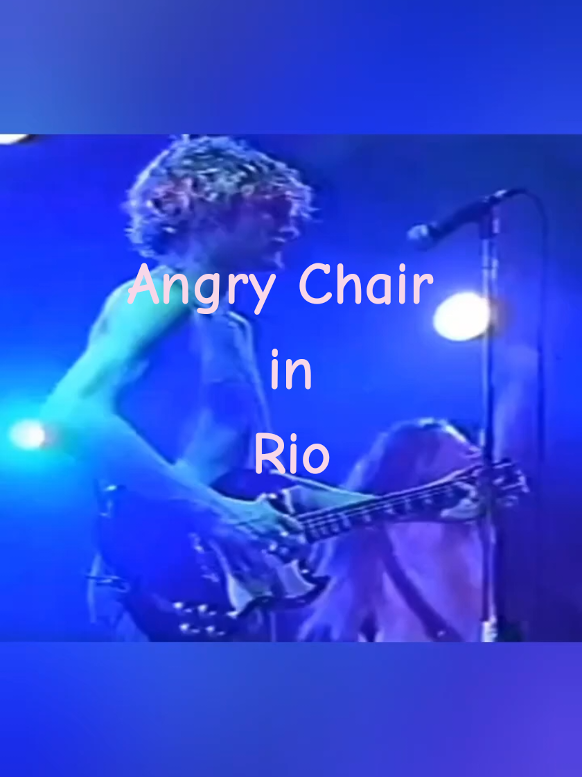 Facing the Weight of the World Alone He stood there on that stage, fierce, bare- chested, his wild blond hair untamed, holding the eyes of thousands who had come for no one else but you. Every movement, every glance, carried fire and truth, and every note of “Angry Chair” poured straight from his heart, raw, honest, and unforgettable. “Angry Chair” a song where he bare his soul, wrestling with faith and doubt, questioning God and the weight of existence. Every line carries pain, isolation, and defiance, yet also honesty and vulnerability. Through it, he transformed struggle into art, turning his personal battle with belief and despair into music that reaches every heart, revealing the brilliance and humanity of a man who gave everything without holding back. Rest in light, Layne. Your wild hair, your fire, your truth, and your music will never fade. You are loved beyond measure. 🩷🌸🩷 Credit and full video:  https://youtu.be/Qmpgwi7Igqg?si=pL7uNnEh6WCLwSZE DISCLAIMER: All rights to the original video, music, and imagery belong to their rightful owners. This is a non-commercial fan tribute made out of pure admiration and heartfelt love for Layne Staley (and Mad Season). No copyright infringement intended. I do not own the rights and do not gain anything financial from this video.  If any rightful owners object to the use of this content, please let me know and I will remove the video immediately. #LayneStaley #Aliceinchains #AngryChair #FYP #IGmusic 