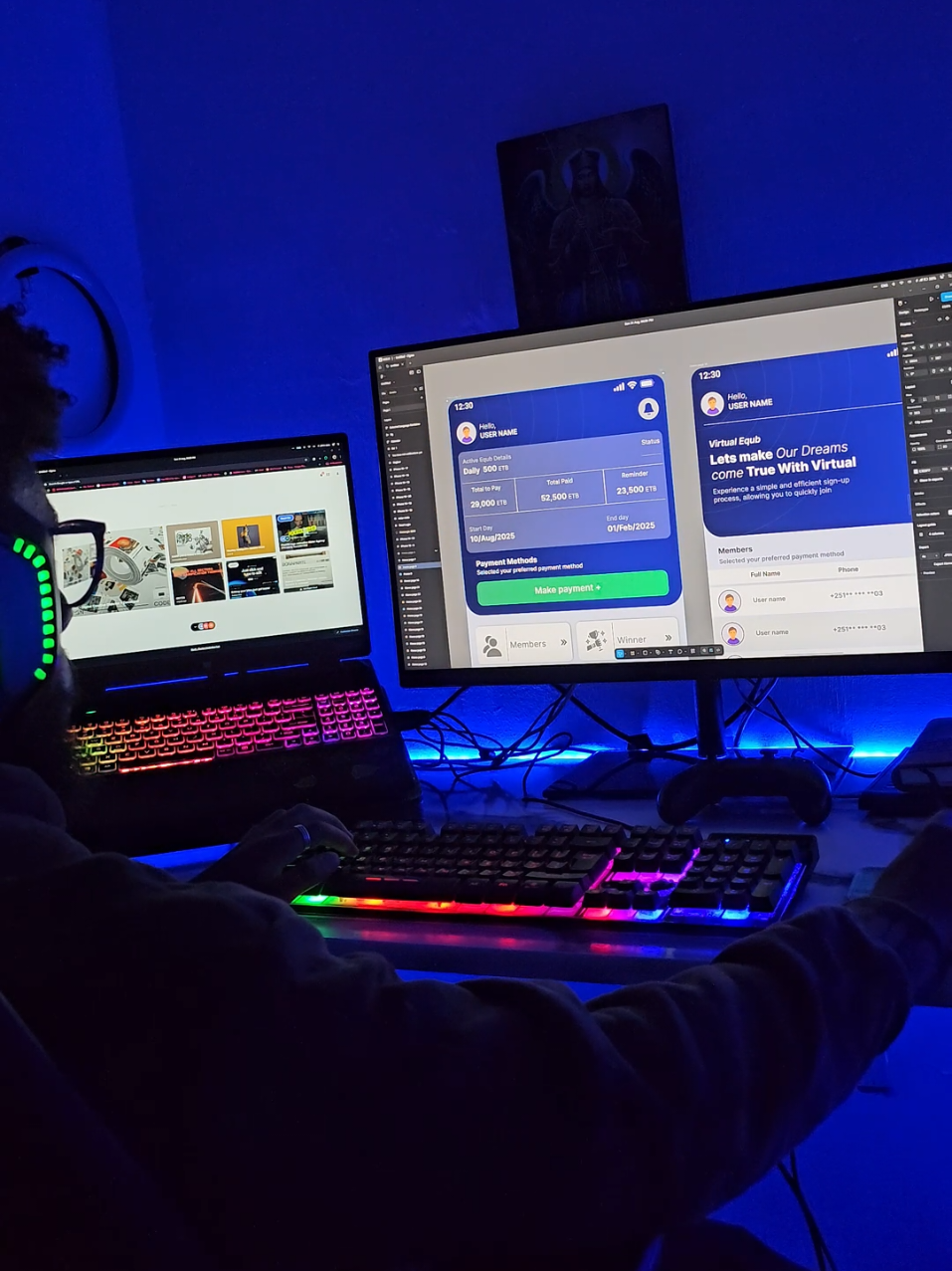 my working setup #ethiopiangraphicdesigner #nigusgraphics #frp #ethiopian_tik_tok🇪🇹🇪🇹🇪🇹🇪🇹 #fr 