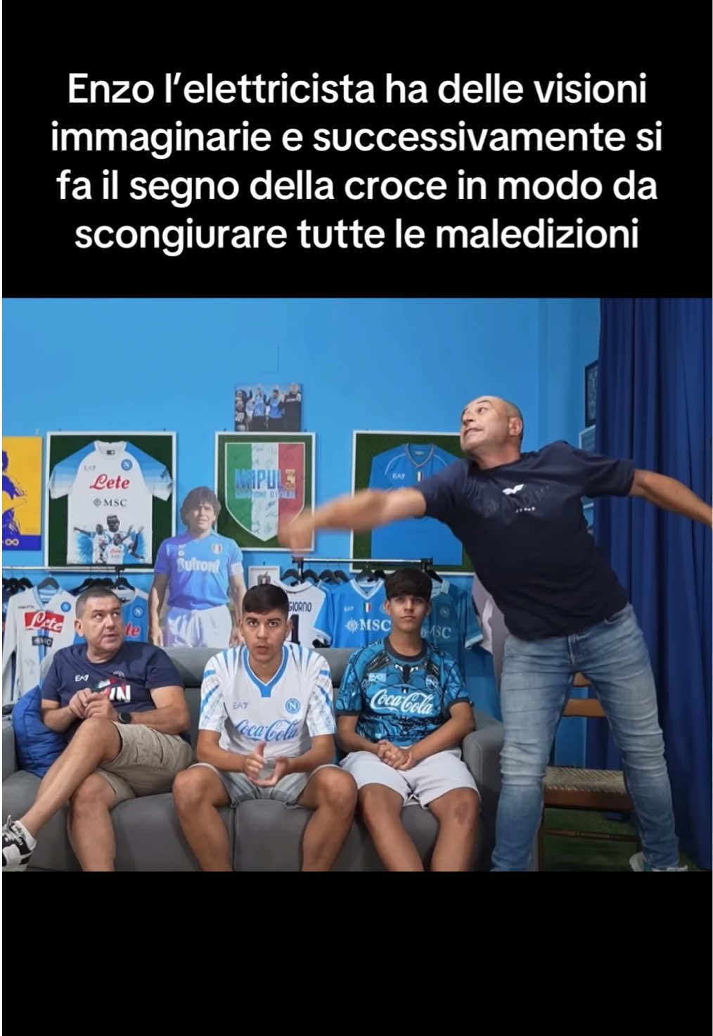 Ah si Enzo? #enzoelettricista #visioni #shaleboom #reaction #napoli 