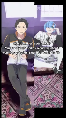 #rezero #rem #subaru #if #shitposting en iyi if dir mesela