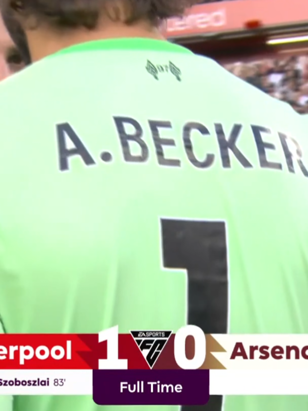 Liverpool edge Arsenal in a clash of the titans 🔴💥 #SportsonTikTok #SSPremierLeague #PremierLeague #LIVARS #Winner 