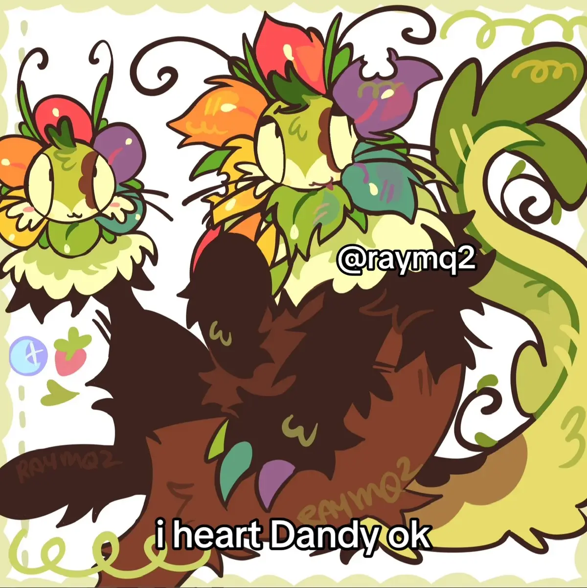 updating my dandy design bc he was hard to draw for me he is a cat. bug. in my eyes ok . #dandysworldart #dandysworld #twisteddandy #dandydandysworld #dandysworldocs 