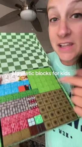 My kids love these and 1 set is definitely not enough! #magneticblocks #buildingblocks #screenfree #screenfreeplay 