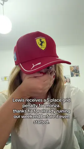 thx fia🥰🥰🥰🥰 lewis has a 5 place grid penalty for monza🥰🥰 #lewishamillton #formula1 #ferrari #f1 #teamlh 