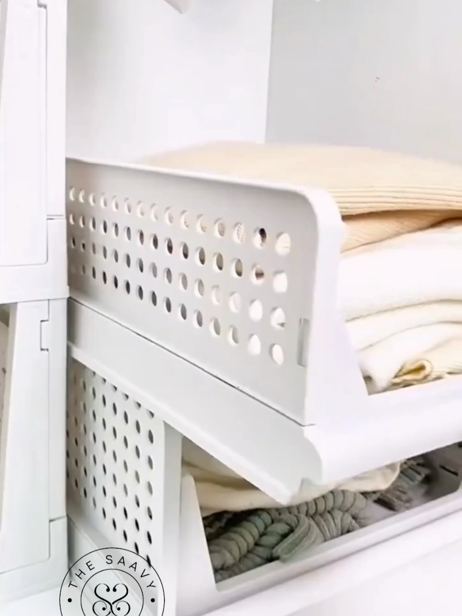𝘾𝙃𝙀𝘾𝙆 𝙁𝙐𝙇𝙇 𝘾𝘼𝙋𝙏𝙄𝙊𝙉!  Maximize closet space 🧺 with stackable, foldable baskets that organize clothes, accessories, and essentials effortlessly. 𝐏𝐑𝐎𝐃𝐔𝐂𝐓 𝐃𝐄𝐓𝐀𝐈𝐋𝐒: ▪︎ ᴄʟɪᴄᴋ ᴏɴ ʟɪɴᴋ ɪɴ ʙɪᴏ ▪︎ ɢᴏ ᴛᴏ ᴄᴀᴛᴇɢᴏʀʏ ➡️ STORAGE ACCESSORIES & ORGANIZERS  #ShoppingOnline #ClosetOrganization #StorageSolutions #FoldableBaskets #TidyHome    ©️ ᵛᶦᵈᵉᵒ ᶜʳᵉᵈᶦᵗ ᵇᵉˡᵒⁿᵍˢ ᵗᵒ ᵗʰᵉ ʳᵉˢᵖᵉᶜᵗᶦᵛᵉ ᵒʷⁿᵉʳ⁽ˢ⁾ - ᵖˡᵉᵃˢᵉ ᶜᵒⁿᵗᵃᶜᵗ ᶠᵒʳ ᶜʳᵉᵈᶦᵗ ᵒʳ ʳᵉᵐᵒᵛᵃˡ