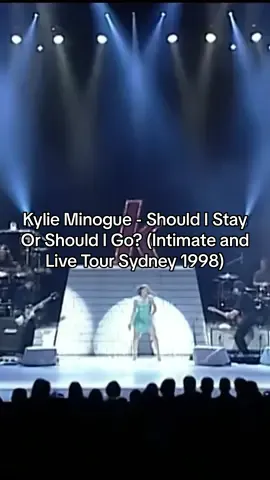Kylie Minogue - Should I Stay Or Should I Go? (Intimate and Live Tour Sydney 1998) #kylieminogue #kylieminoguetiktok #kylieminoguelive #kylieminoguefan #kylieminoguesong 