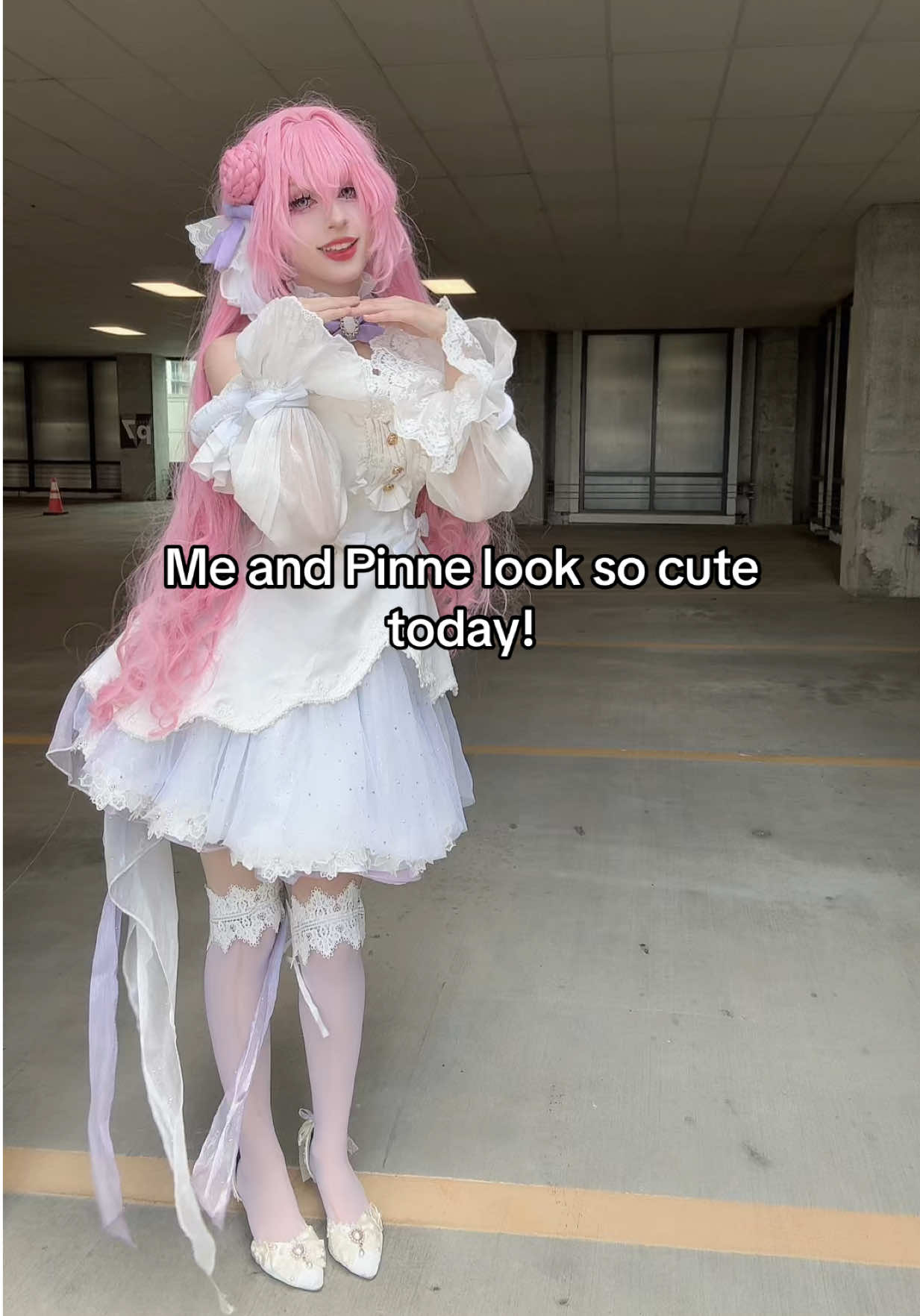 Do you like our outfits? #nikkethegoddessofvictory #dorothycosplay #nikkecosplay #fyp 