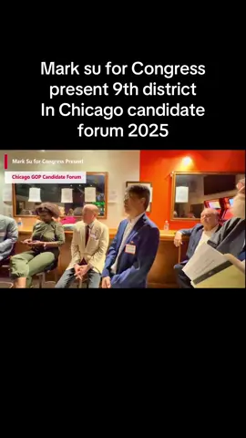 Mark Su present 9th district in Chicago GOP candidate forum 