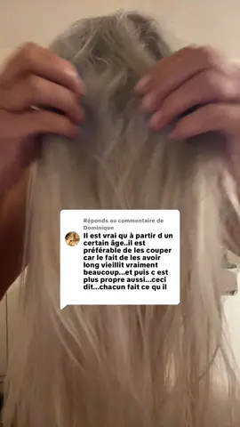 Réponse à @Dominique #mami#chevuxlongs mais pourquoi cette obsession à couper les cheveux ??? Je pensais que c’était terminé 🤷‍♀️mais non !!!!!