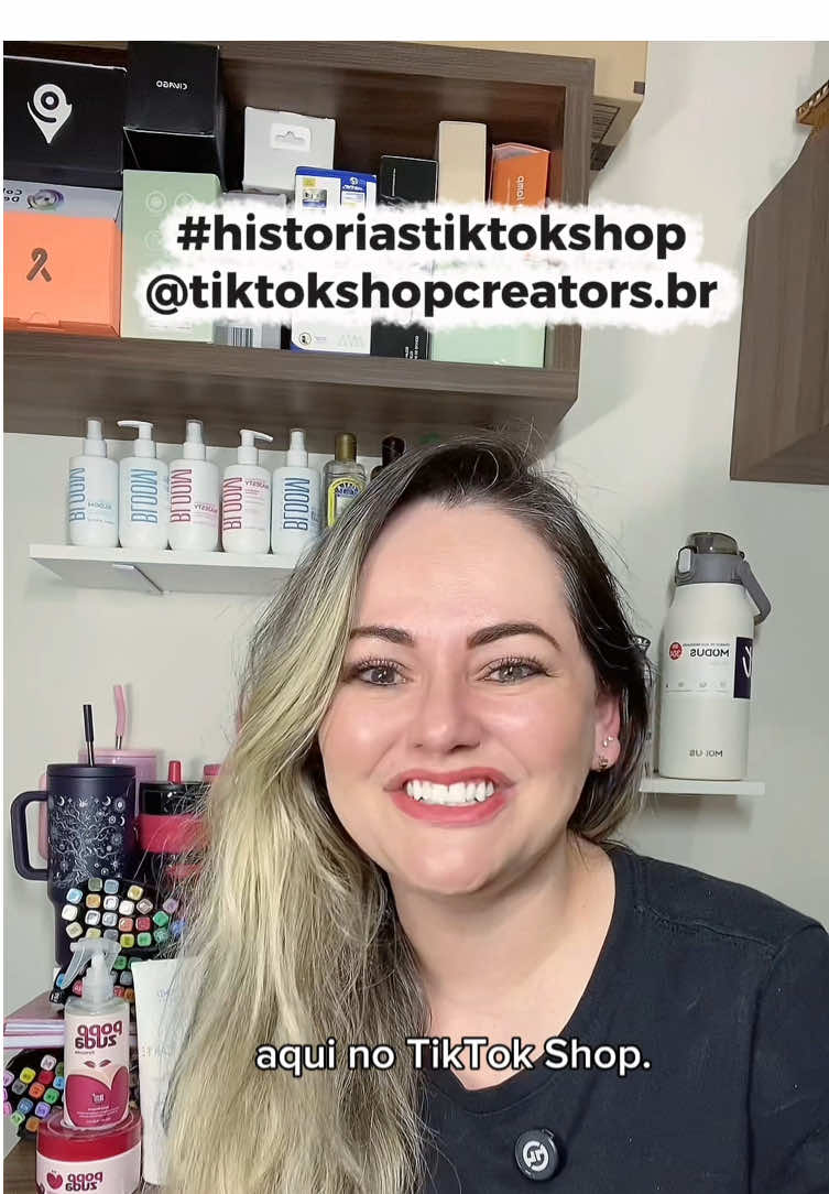 Minha história de sucesso aqui no TikTok Shop. #historiastiktokshop #contesuahistoriaparaobrasil @tiktokshopcreators.br #tiktokshopchegou 