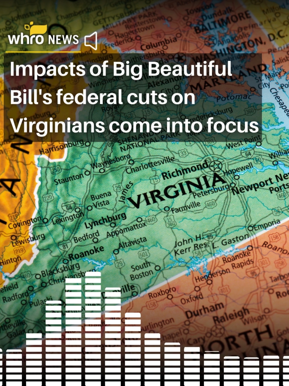 The impact of federal cuts on Virginians is coming into sharper focus since President Donald Trump signed his One Big Beautiful Bill into law. More than 350,000 Virginians could lose their insurance by 2034. And nearly half a million Virginia families are at risk of losing benefits from the Supplemental Nutrition Assistance or SNAP program as a result of budget cuts from the One Big Beautiful Bill. #whropublicmedia #LocalNews #whronews #virginia #757tiktok #hamptonroads