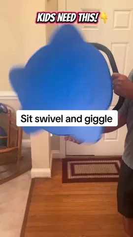 Sensory sit and spin swivel chair. Perfect for any child. Keeps them busy. #swivelchair #parenthack #momlife #nanalife 