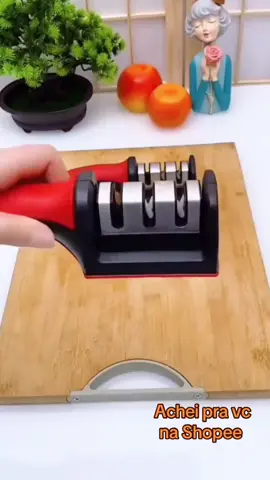 1/3/5 Afiador De Faca 3 Estágios Amolador Profissional Com Afiação Rápida Em Aço Inoxidável https://s.shopee.com.br/40WmMHns6g