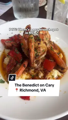 RVA got a new brunch spot so you know me and the girlies had to check it out!! 👀  The Benedict on Cary did not disappoint! Good vibes and good food in a great location. Check em out and let me know what you think! 😋 What we ordered:  🍸Espresso Martini add Vanilla  🍸Lavender Lemondade  🍽️ Lobster Shrimp and Grits  🍽️ Various BYO Breakfast platters  The Benedict on Cary 📍1331 E. Cary St. , Richmond, VA 23219  📆 Open Tuesday - Sunday | 8am - 3pm #RVAeats #RVAinfluencer #rva #rvatok #brunch 