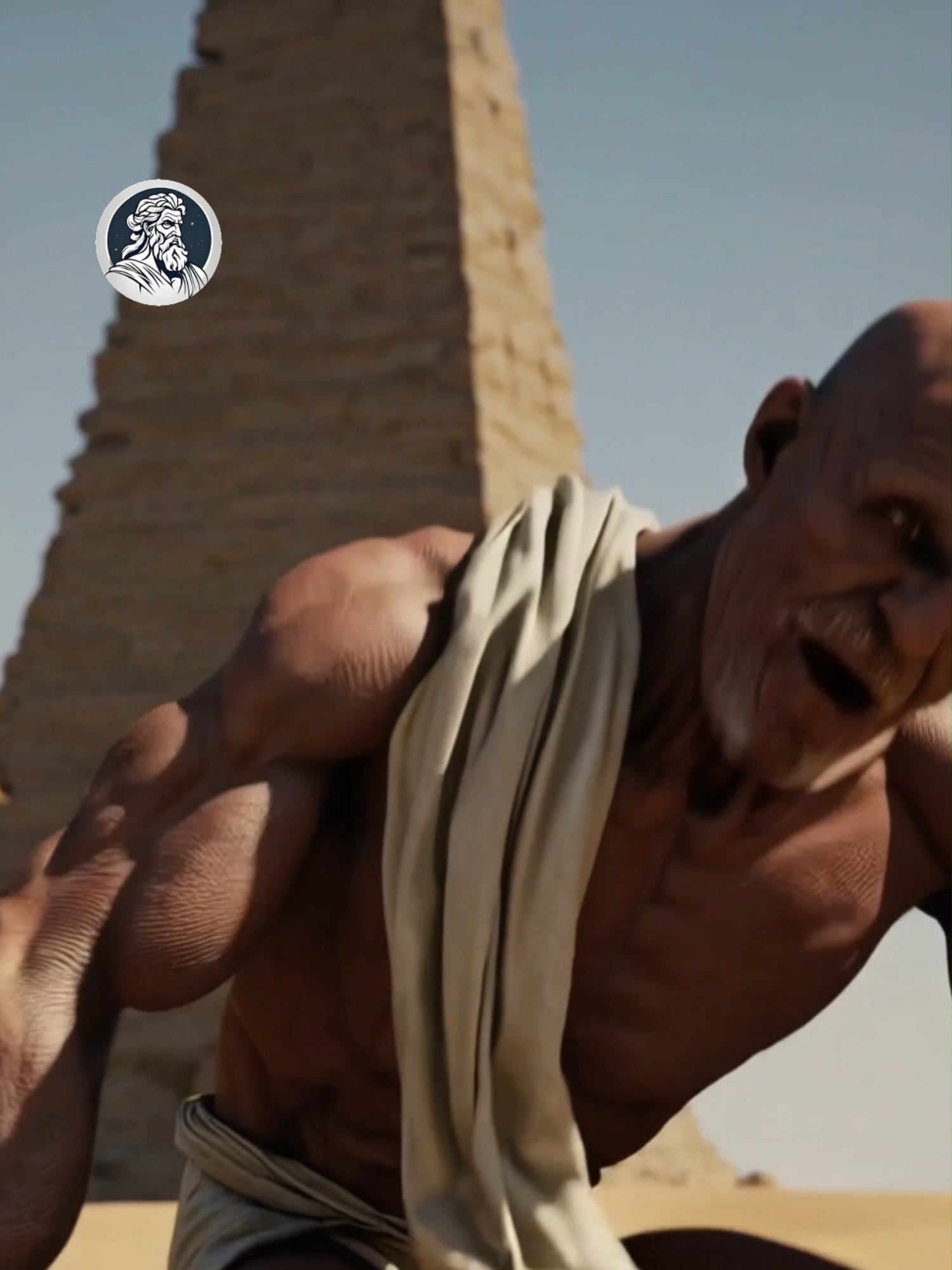 HOW THE PYRAMIDS WERE MADE #cadamitologia #ai #giants #desert #egypt #pyramids #alien #fyp