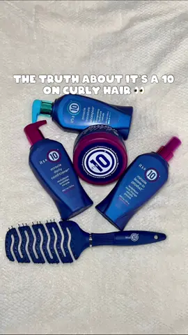 My curls are living their best life after this cut ✨ so I had to see if @It’s A 10 Haircare is really worth the hype on curly hair. I’ll always give y’all the real tea 🍵 because our curls deserve products that show up for us 💕 #BeautyTok #CurlyHairTok #HairCareTok #BeautyObsessed #HairCareAddict