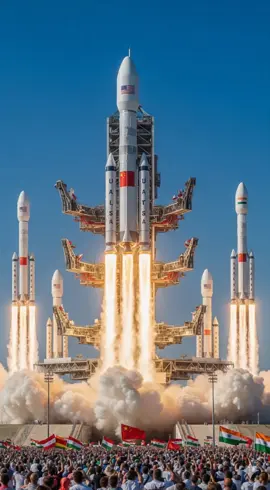 Epic Space Race: USA vs China 🚀#CHINA #USA #SpaceLaunch #RocketLaunch#VIRAL  @Freetime.24  @CINEVIBEAI🇦🇫🇹🇷🇷🇺🇮🇷🇨🇳 