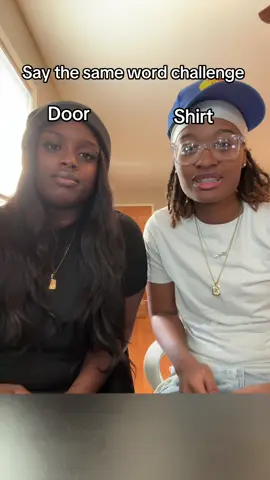 Yall finna hate us wit this one😭😭😭😭😭😭 @enjoybreee @Rain💧🌧️ #saythesameword #brexrain #fypage #challenges #wlwrelationship 