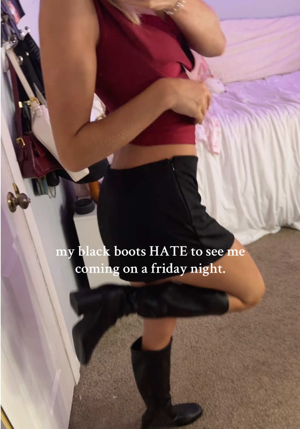 BEST. PURCHASE. EVER. #boots #fallboots #blackboots #goingout #goingoutoutfit 