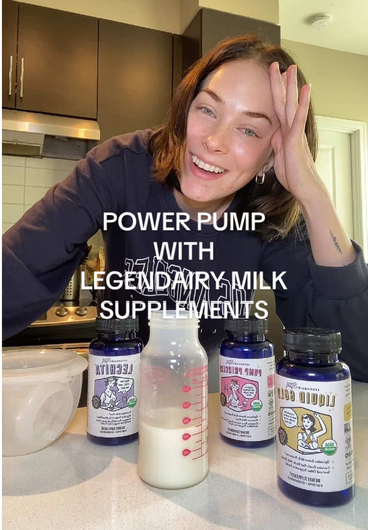 Today has been SUCH a good day for my milk supply! This is your sign that if you’re struggling with your milk supply you CAN get it back! It takes a lot of work but it’s completely doable! I love Legendairy Milk supplements as the cherry on top of everything else. They have always been my go to for supply dips and have never let me down🤩 #milksupply #PumpingMom #BreastfeedingJourney #increasemilksupply #PumpingTips 