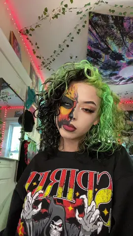 #foryou #skullmakeup #fire 