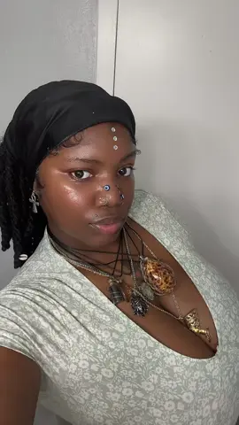 Divine intervention 🧿✨🌀 #divinefeminine #earthyblackgirl #girlwithlocs 
