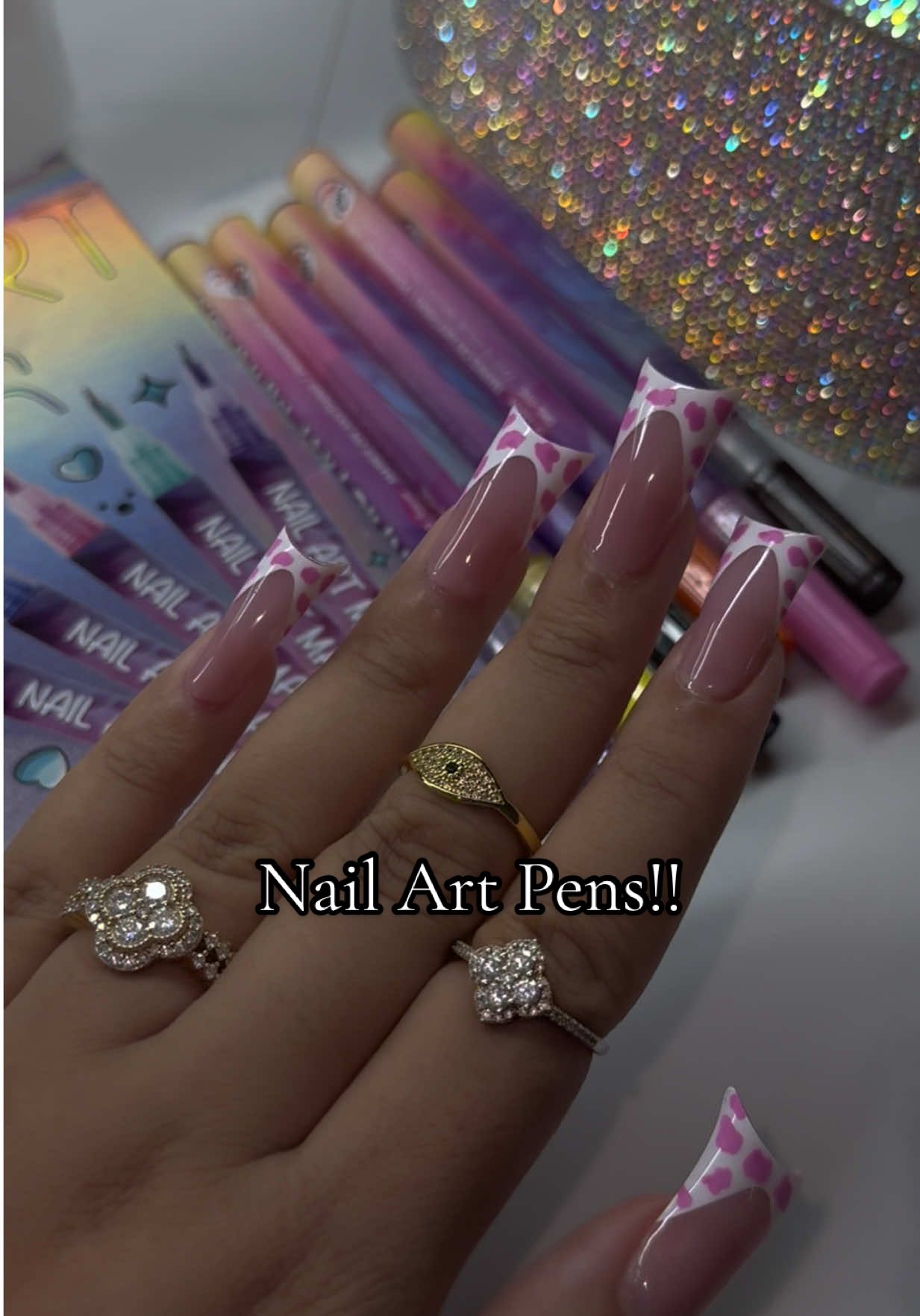Nail art made EASY!💅🏼💅🏼💅🏼💅🏼#nailart #nailtutorial #fypシ #nails #nailpen 