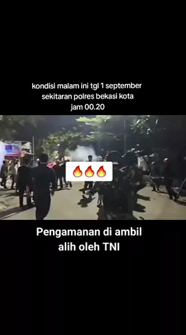 pengamanan di ambil alih TNI BEKASi TGL 01 SEPTEMBER 2025