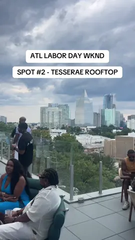 Early Tesserae rooftop vibes.. lmk if y’all want the check back in 🫡  #atl #tesserae #thompson 