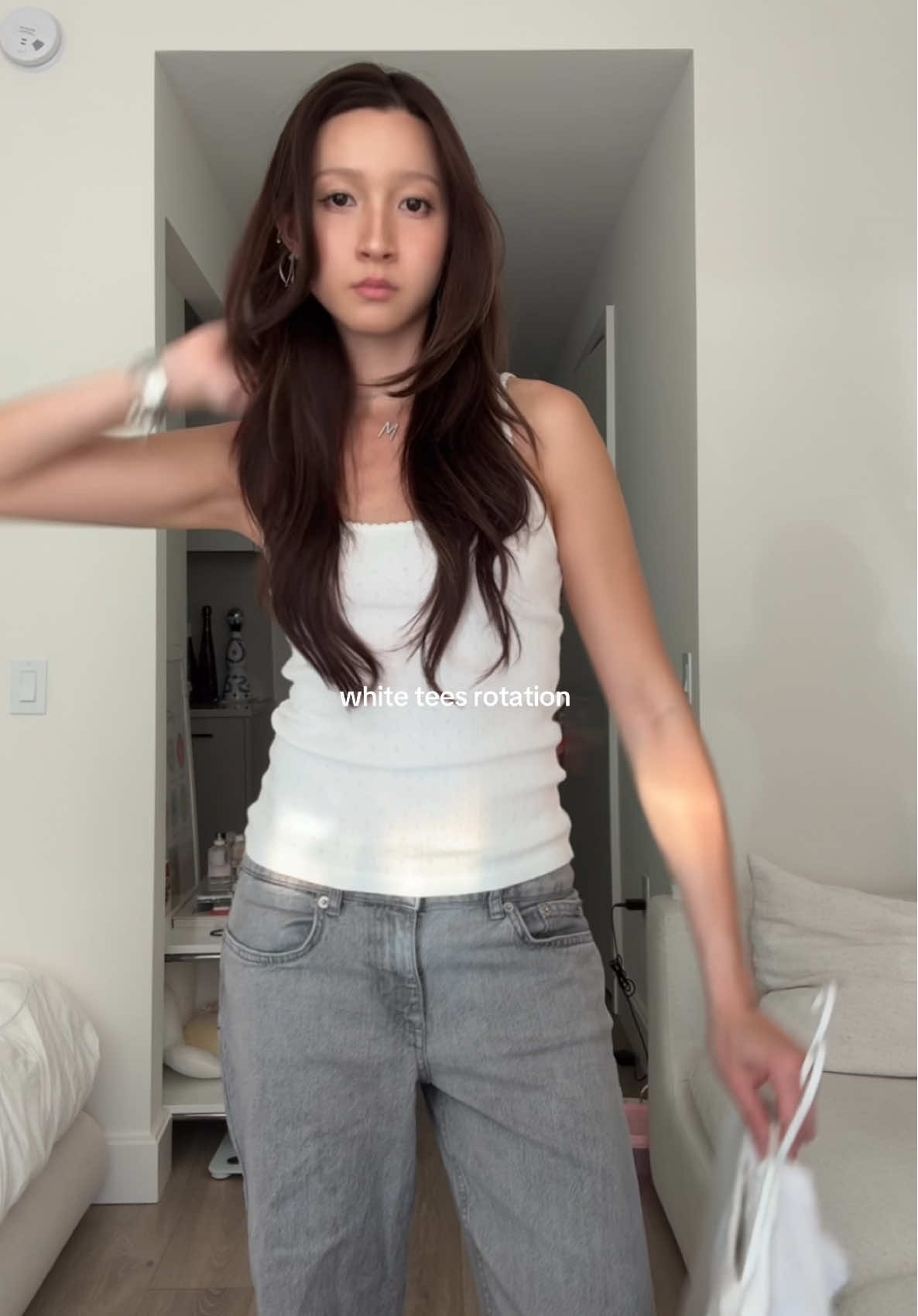 favorite basic white tees🤍🥡@Kotn @Aritzia @COS #basicoutfit #OOTD #outfitinspo #nyc #outfitideas 