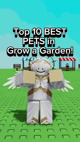 Top 10 BEST PETS in Grow a Garden. #growagarden #gag #fyp #roblox #gaming 