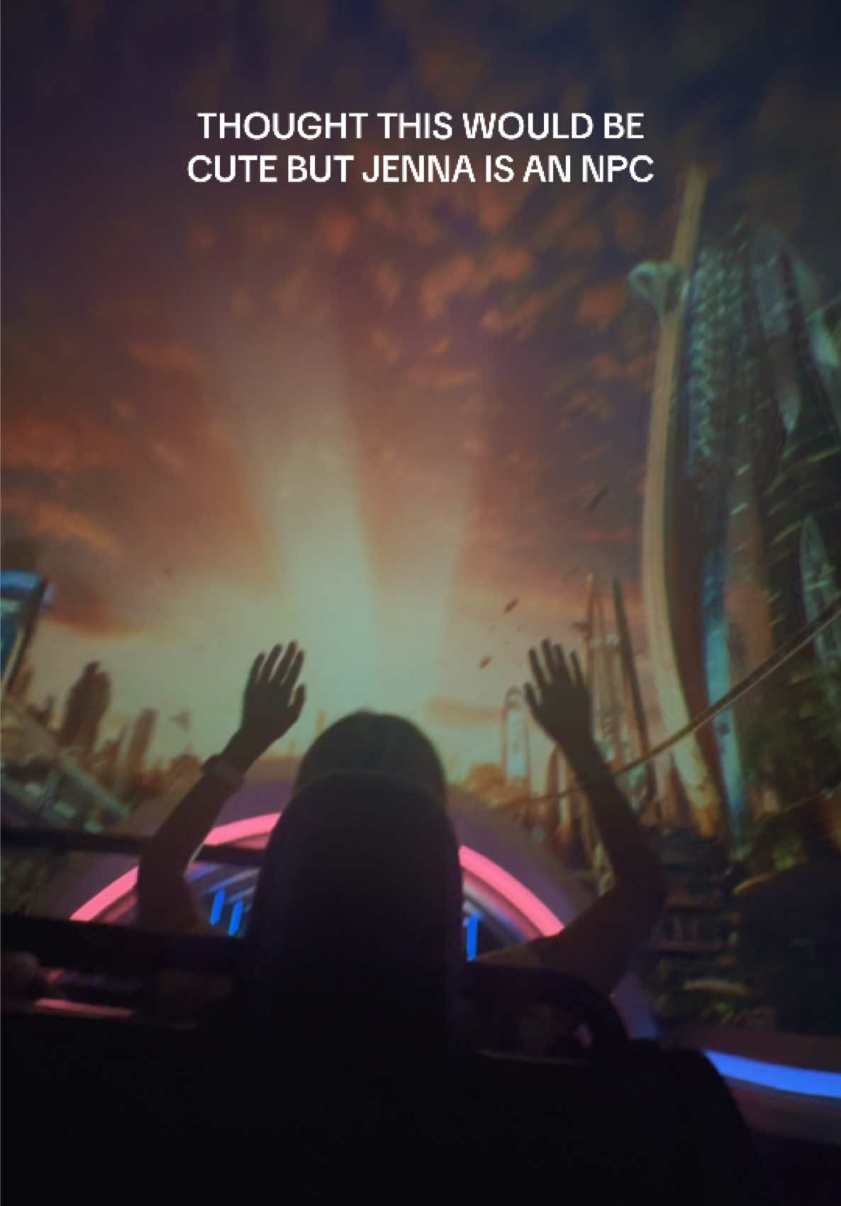 is she worshiping or…? 