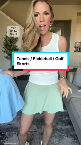 I found THE skirt set you need — tennis or golf ready, but honestly perfect for everyday too! It’s a 4-pack (yes FOUR 😍), comes with built-in shorts underneath + pockets (because we love practical AND cute), and it’s giving sporty-chic vibes all the way. So versatile for workouts, errands, sports moms, or a casual day out! 🎾⛳💖 #skirt #skorts #momstyle #casual #tennis 