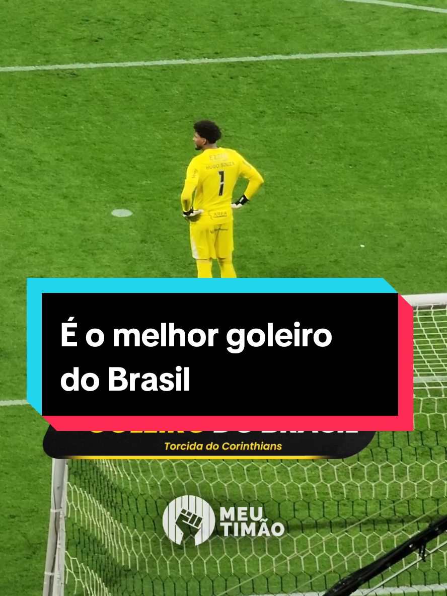 Hugo Souza, o melhor goleiro do Brasil 🤩 #MeuTimão #Timão #Corinthians #TikTokEsportes
