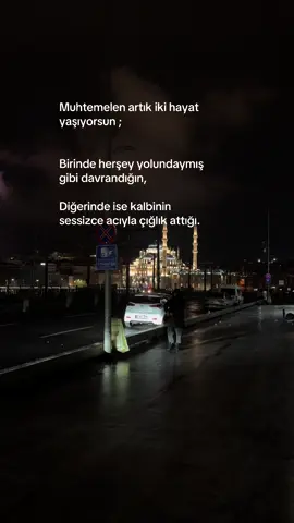 🌙  . . . . . . . . . . . . . . #istanbul #galata #köprüsü #karaköy #eminönü #sad #sadstory #gece #manzara #tiktokviral #geceyebirsözbırak #dert #yalnızlık 