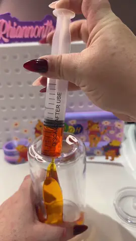 Winni The Pooh Drip Snowglobe Tumbler #asmr #snowglobetumbler #rhiannonthatcher #winnithepooh #dripcip 