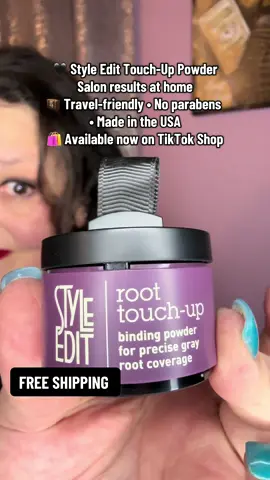 Say goodbye to gray in seconds! Watch this @STYLE EDIT HAIR INC root touch-up powder erase regrowth & grays instantly — no mess, no residue, no salon trip. Perfect for hairline, part, temples, and even brows. #RootTouchUp #StyleEdit #HairHack #HairCareTips #BeautyHack