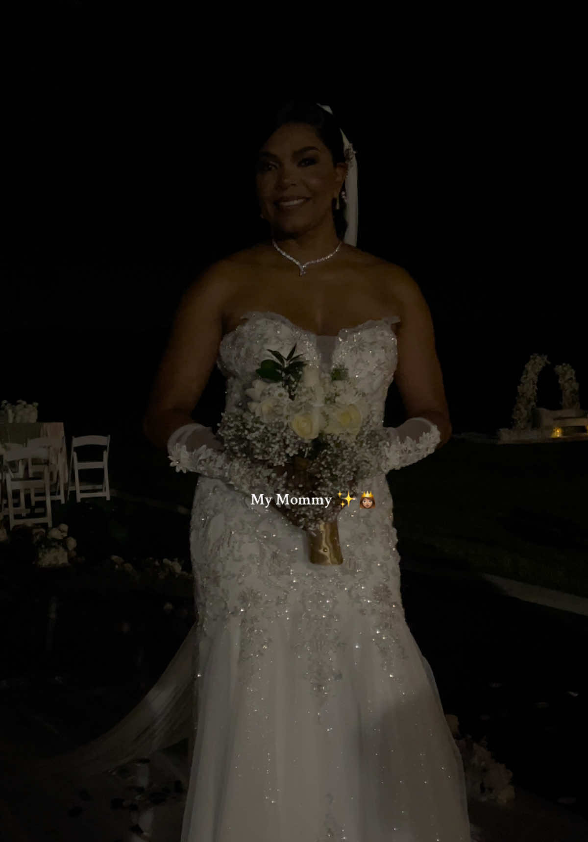 The bride! 👰🏽💍🤍✨💋