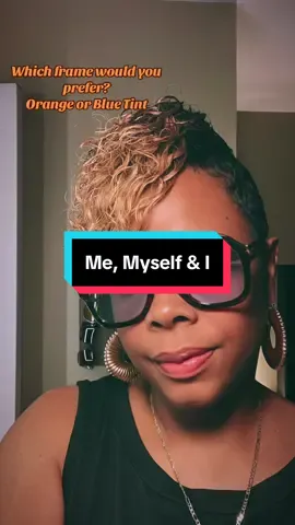 I love these shades I got from Shein. Which ones would you prefer? The Orange or Blue tint? Let me know in the comments. #sunshades  #fashion101  #frames  #phototrend  @SHEIN 