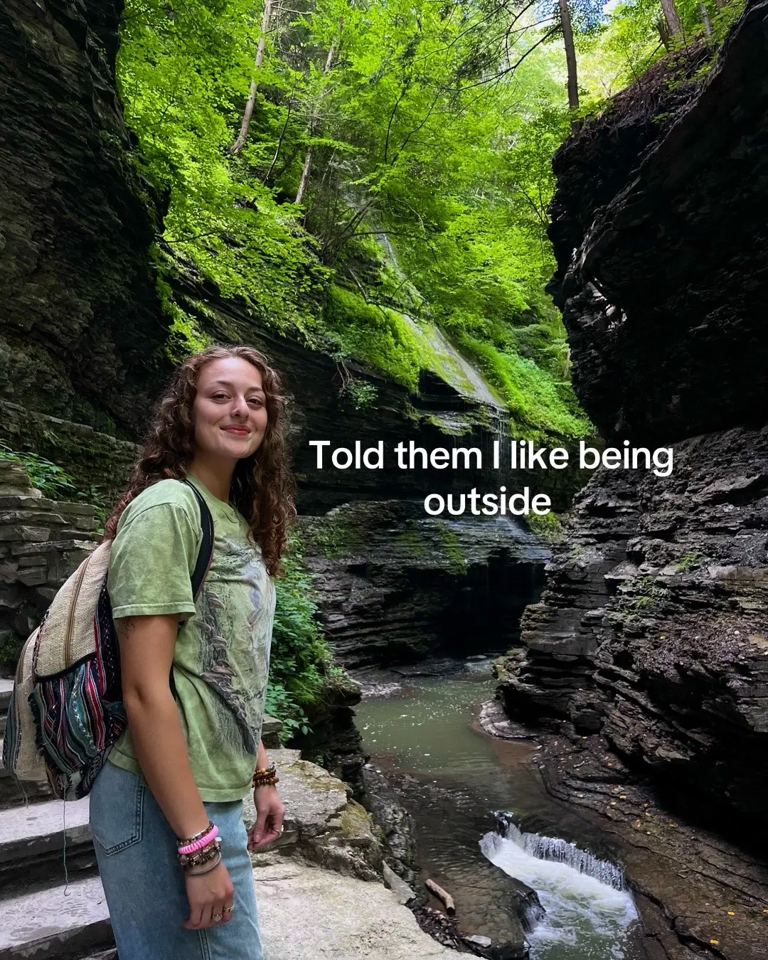 Yes but after we hike  #Outdoors #nature #Hiking #granolagirl 