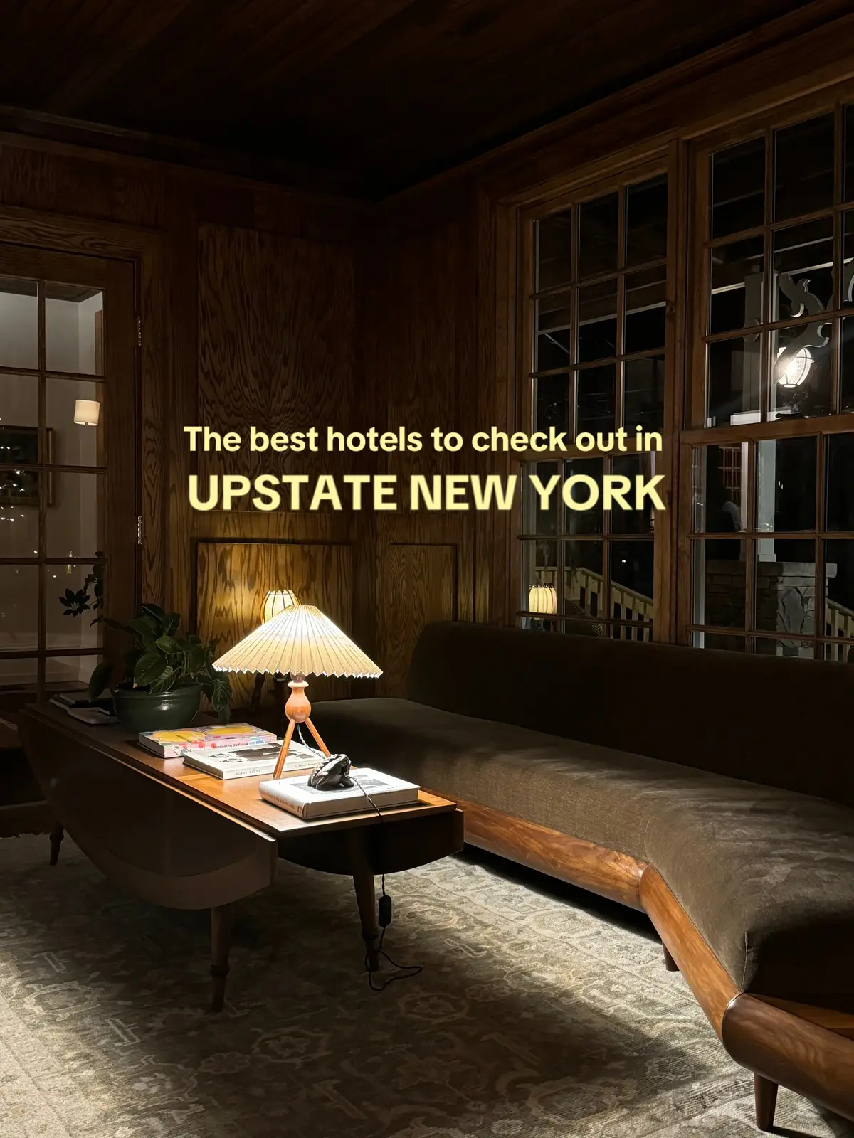 Fall is coming and I’m already planning a trip to upstate New York! These are all the cute boutique hotels I’m making sure I hit on my visit!!!  #upstateny #traveltok #boutiquehotel #interiorinspo #fallvibes 