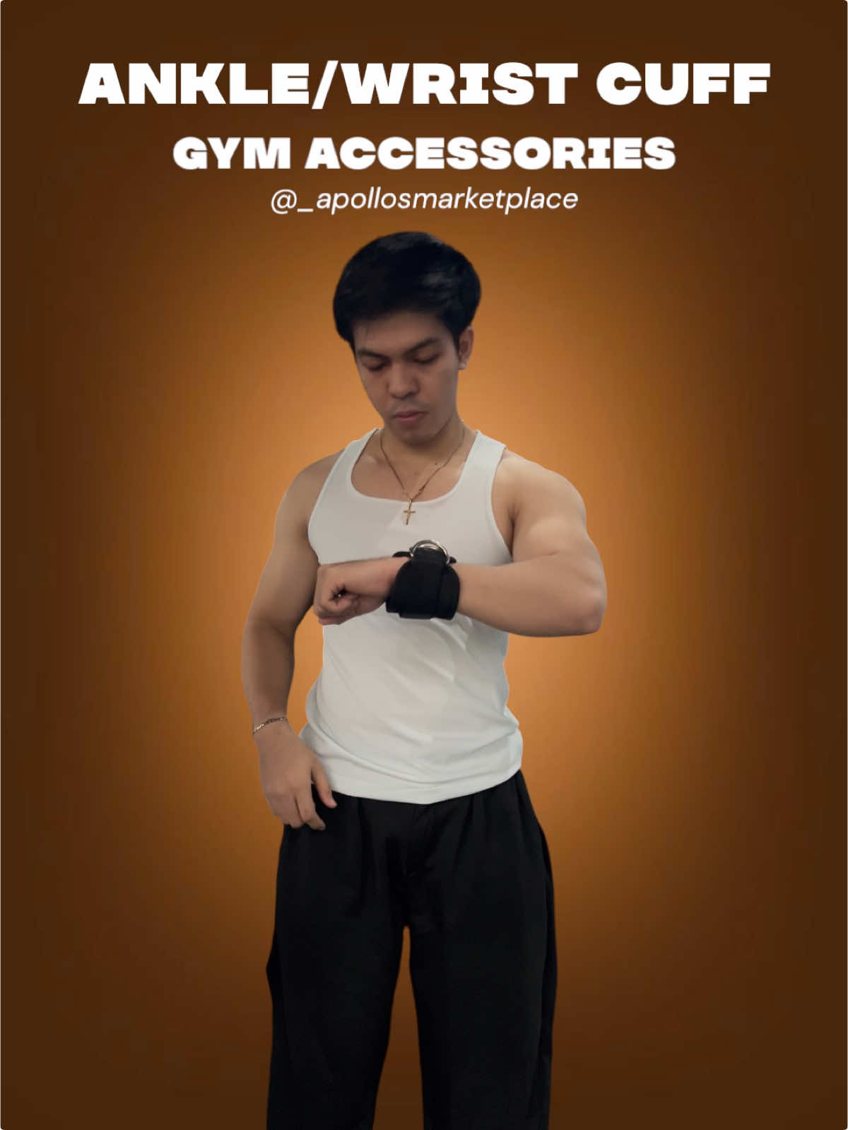 Ankle and wrist cuff for gym, solid gamitin for glutes, tricep and shoulder gains  #anklestrap   #straps  #gymcuff  #wristcuffs #gymstraps @bunmopak 