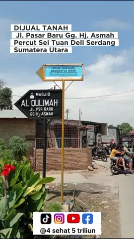 🚀 Peluang Investasi Emas! 🚀 Bayangkan punya lahan strategis hanya selangkah dari keramaian kota, dekat pusat pertumbuhan, dan akses super mudah ke tol Bandar Selamat, sekolah, pasar, serta fasilitas umum. 📍 Lokasi: Jalan Pasar Baru, Gang Hj. Asmah – Percut Sei Tuan, Deli Serdang 📏 Luas: 1.000 m² 📑 Legalitas: SK Camat & surat notaris 💰 Harga: Hanya Rp750 Juta! Tanah ini cocok untuk perumahan modern, investasi bisnis, atau simpan aset jangka panjang. Nilai tanahnya terus naik dari waktu ke waktu 📈. 🔥 Jangan sampai kesempatan ini lepas ke tangan orang lain! Hubungi Mbak Gita sekarang 👉 📞 087863860898 --- Hashtag: #InvestasiProperti #TanahDijual #PeluangInvestasi #DeliSerdang #PercutSeiTuan 