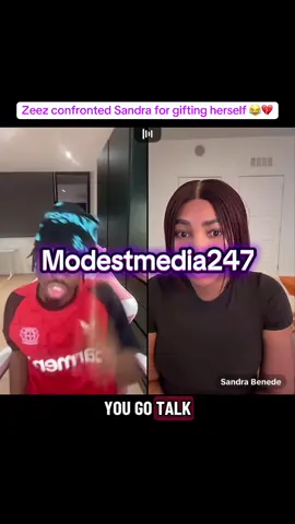😂💔@Zeez @Sandra Benede #modestmedia247 #fyp #zeez #sandrabenede #viralvideo 