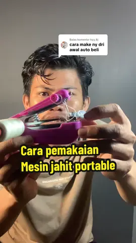 Membalas @kyy_8j mesin jahit portable mini tangan  #alatjahit  #mesinjahitportable  #mesinjahitmini 