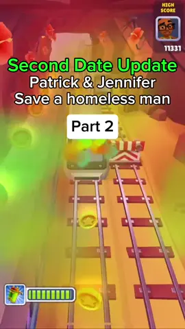 Brooke and Jubal Second date update Patrick & Jennifer Save a homeless man #selfcentered  #viral #seconddateupdate #seconddateupdates 